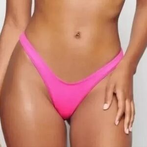 NWT SKIMS Swim Micro Tanga Bikini Bottom | Taffy | Size M